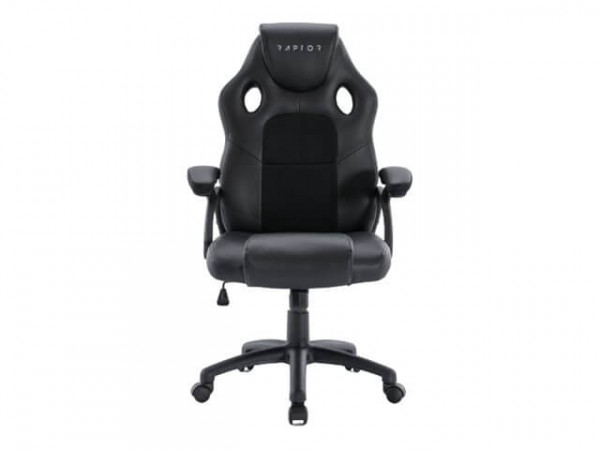 Raptor Gaming Stuhl GS-40 PU + fabric schwarz/schwarz